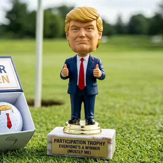 Participation Trophy, a mockup photo.