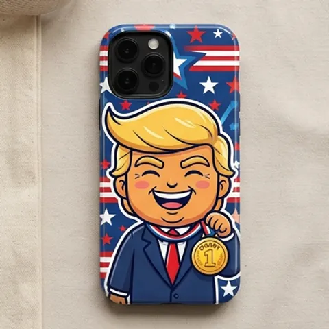 Gold Medal Phone Case, a mockup photo.