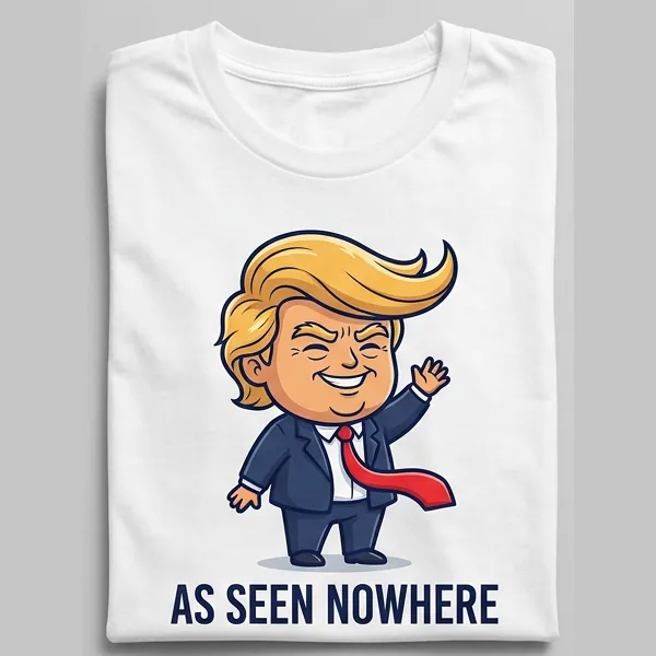 "As Seen Nowhere" Tee (Donny), a mockup photo.